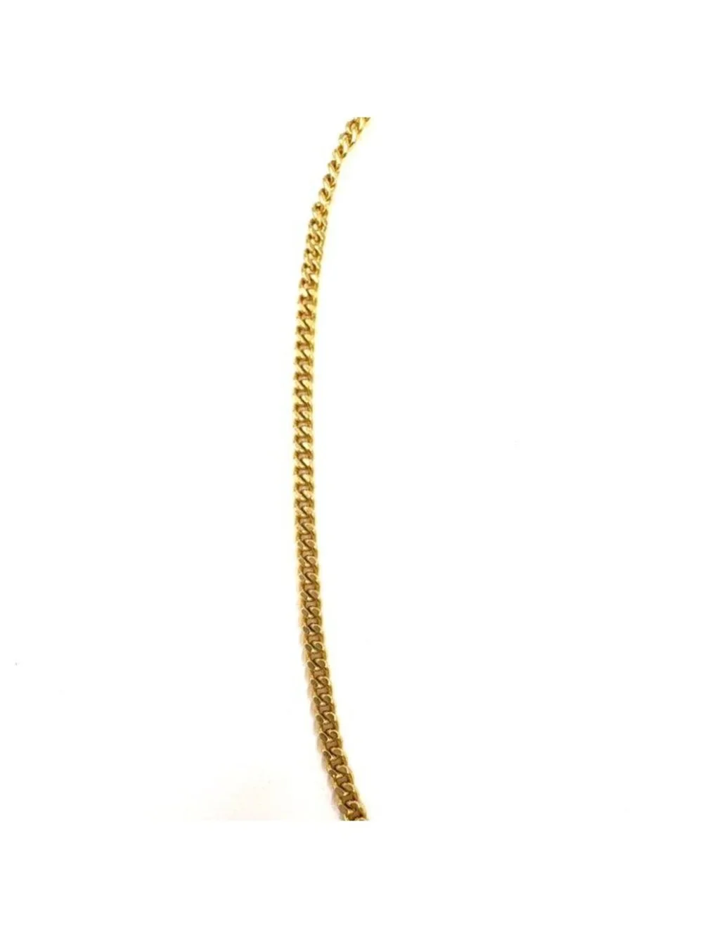 ★SOLD★ Dior Line Stone Logo Gold Necklace - Picture 6 of 9